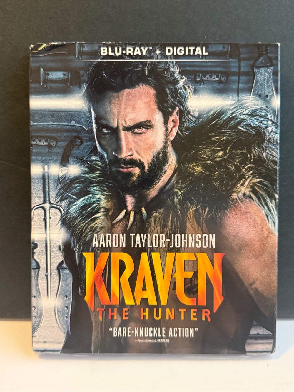 Kraven the Hunter Blu-ray 2024 With Slipcover Aaron Taylor-Johnson Marvel